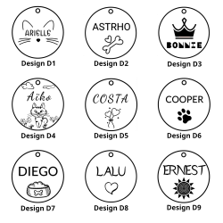 Design pour médaille pour chien