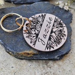 Design fleur pour médaille