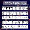 personnalisation en ligne de porte clés