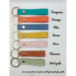 Porte clés personnalisé de différentes couleurs