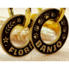 Médaille personnalisable en laiton massif en forme de rondelle