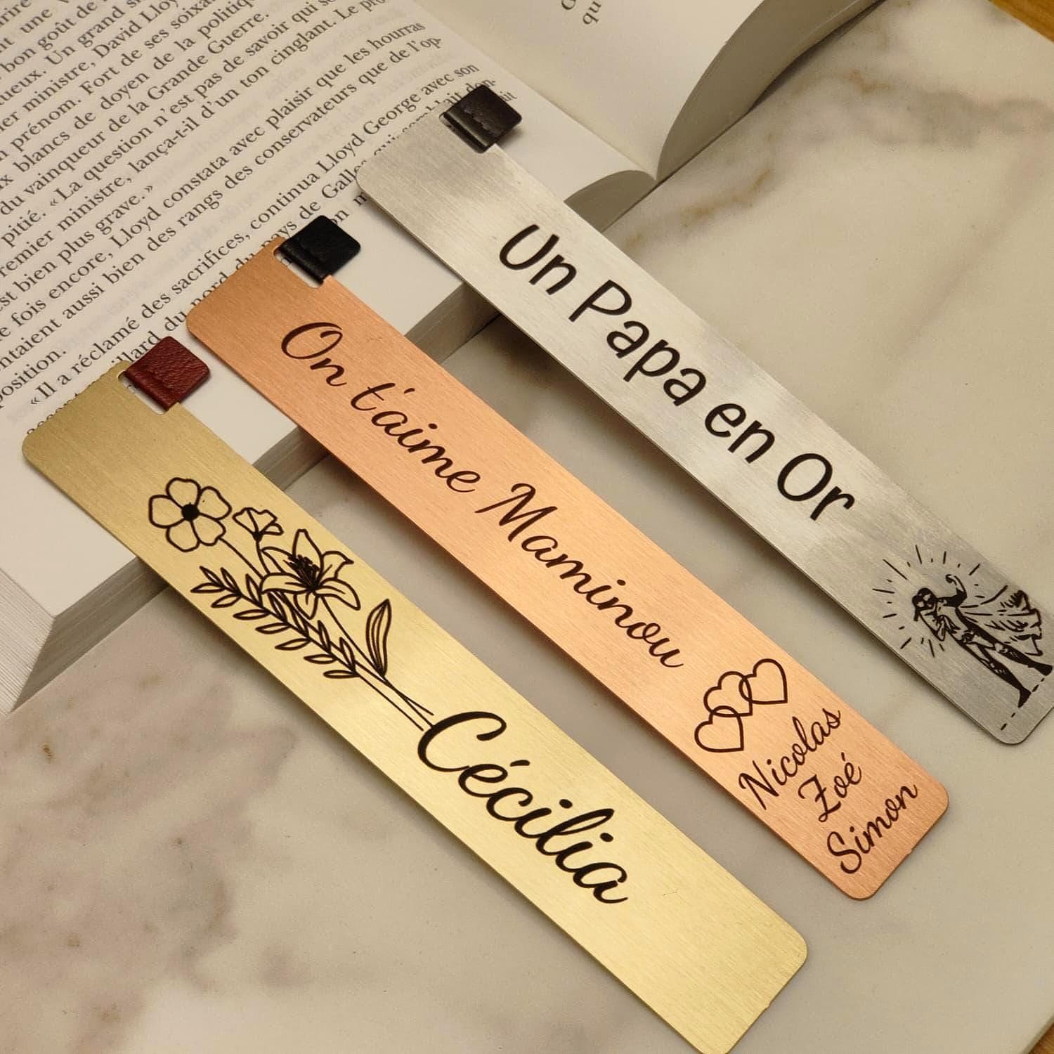 Marque-pages personnalisés