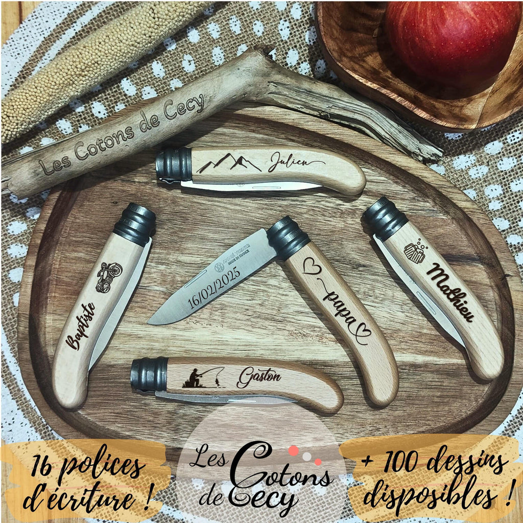 Couteau pliant André Verdier  - Lame en inox