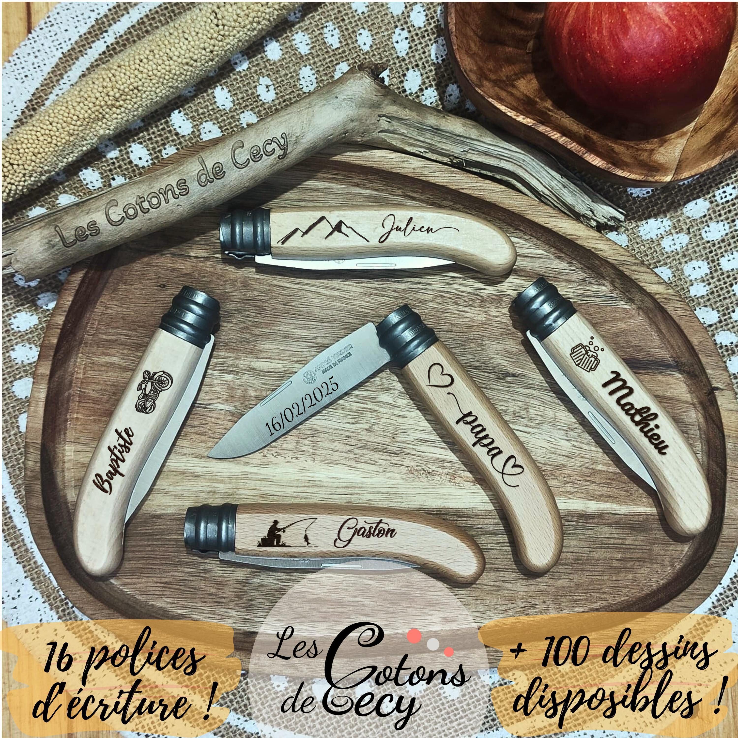 Couteau pliant André Verdier  - Lame en inox