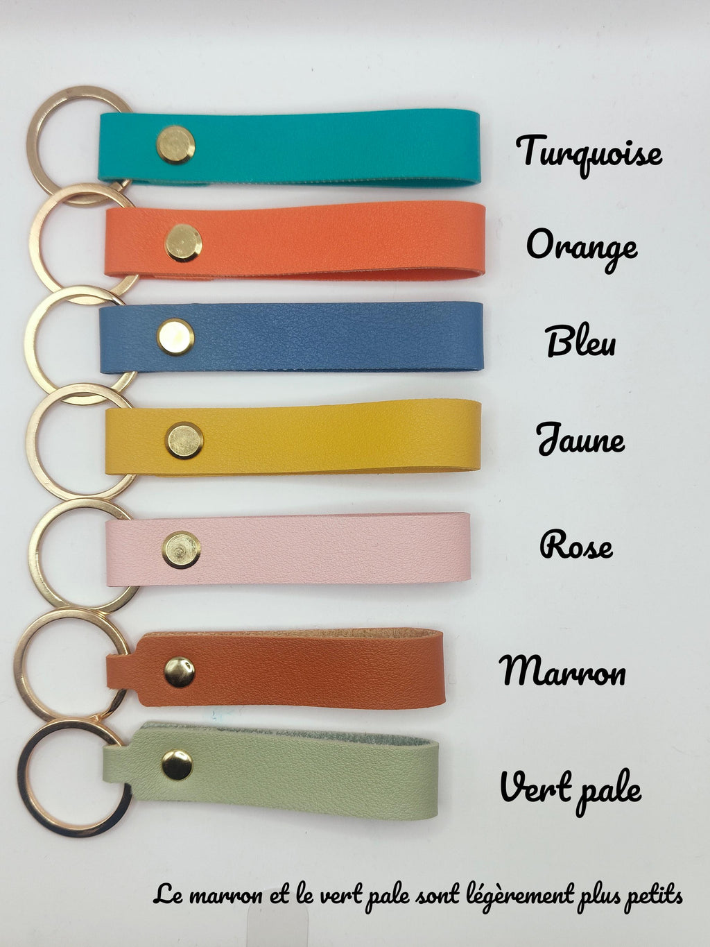 Porte-clés personnalisé en cuir gravé – Idée cadeau originale pour homme ou femme
