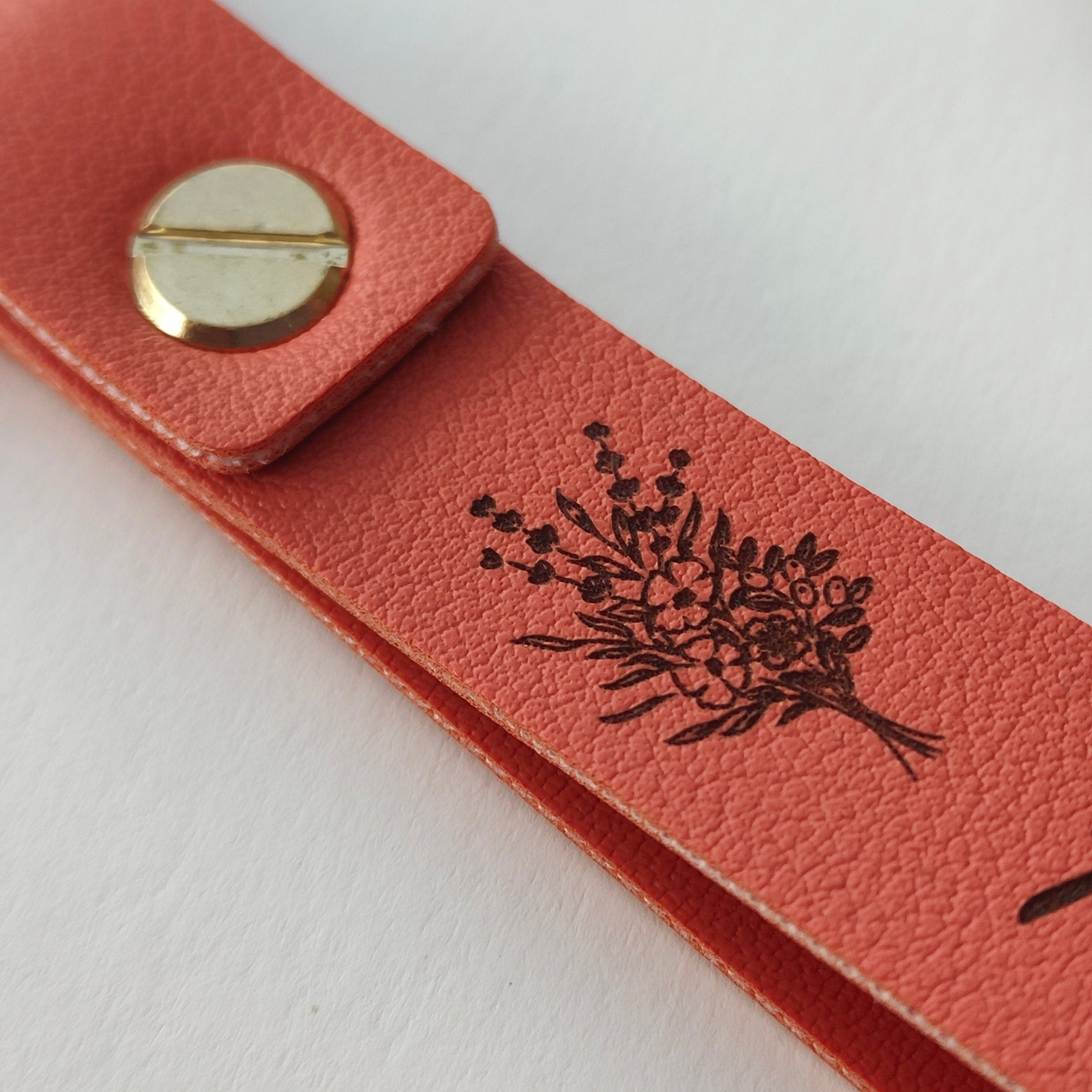 Porte-clés personnalisé en cuir gravé – Idée cadeau originale pour homme ou femme