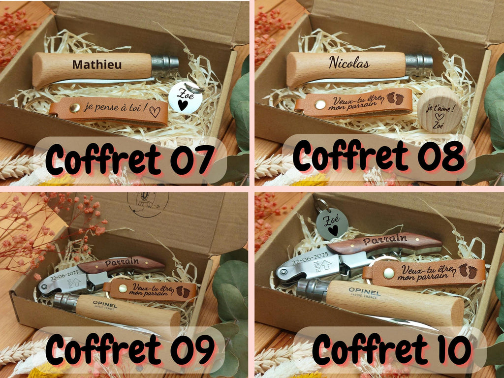 Coffret cadeau naissance pour parrain