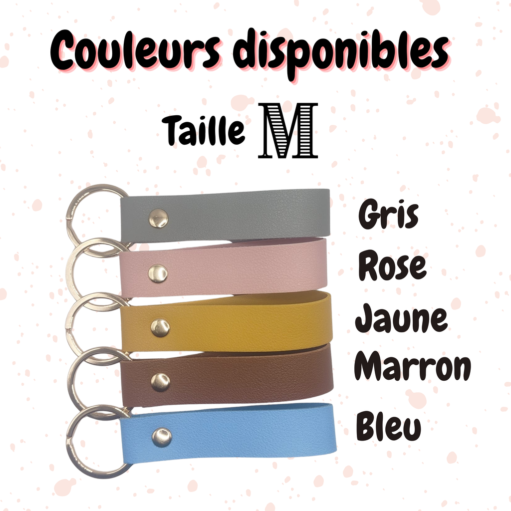 Porte-clés personnalisé en cuir