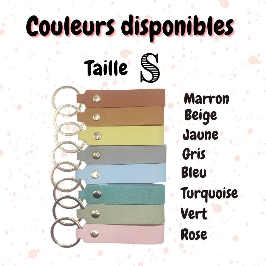 Porte-clés personnalisé en cuir