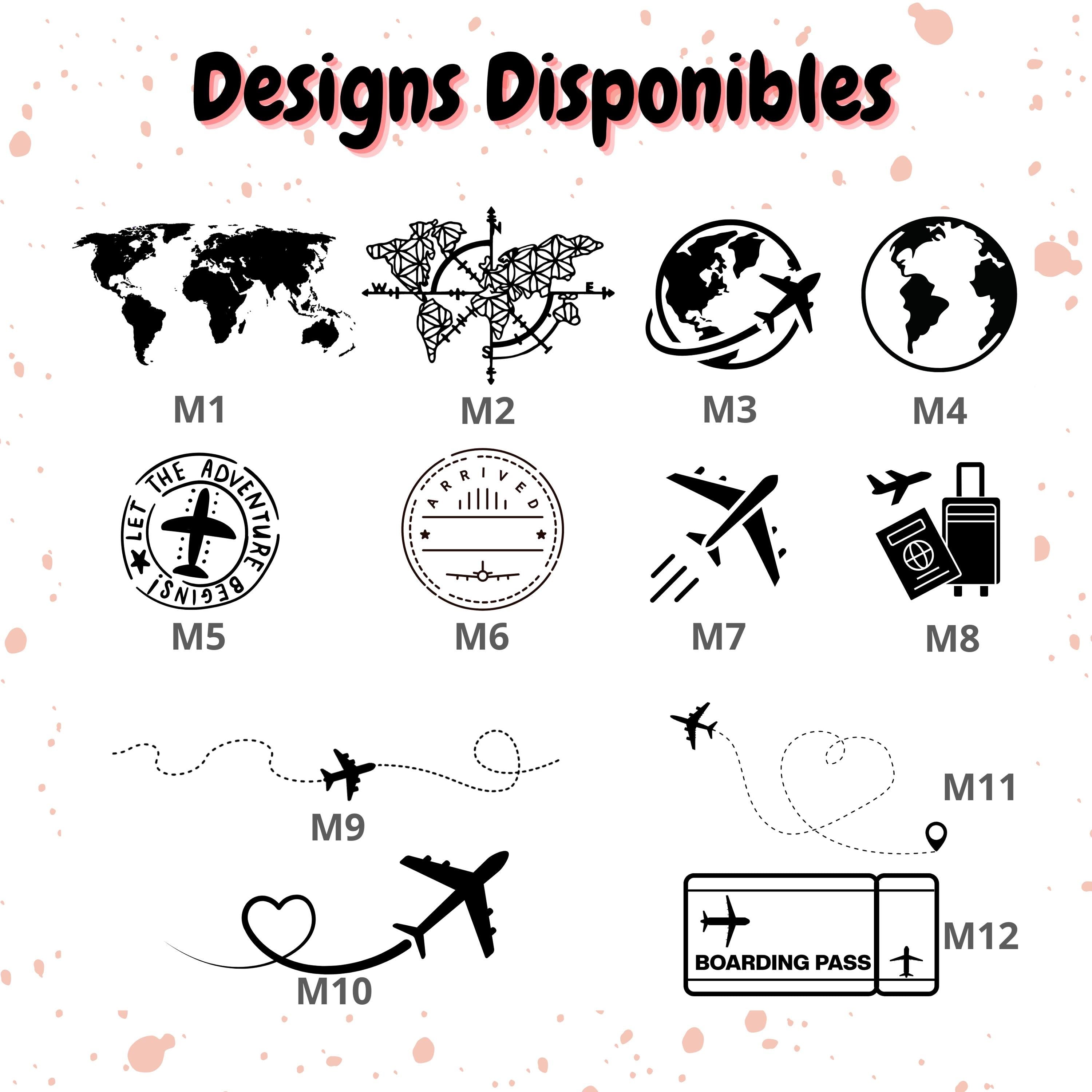 Protège passeport personnalisé, étui personnalisable, idée cadeau voyage, cadeau pour voyage, gravure de qualité réalisée au laser