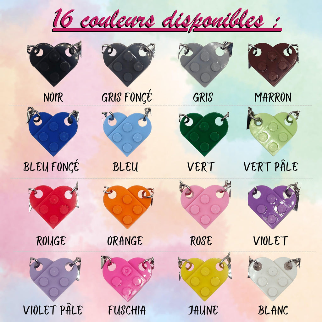 Porte-clés personnalisé en forme de cœur – Couple, idée Saint-Valentin