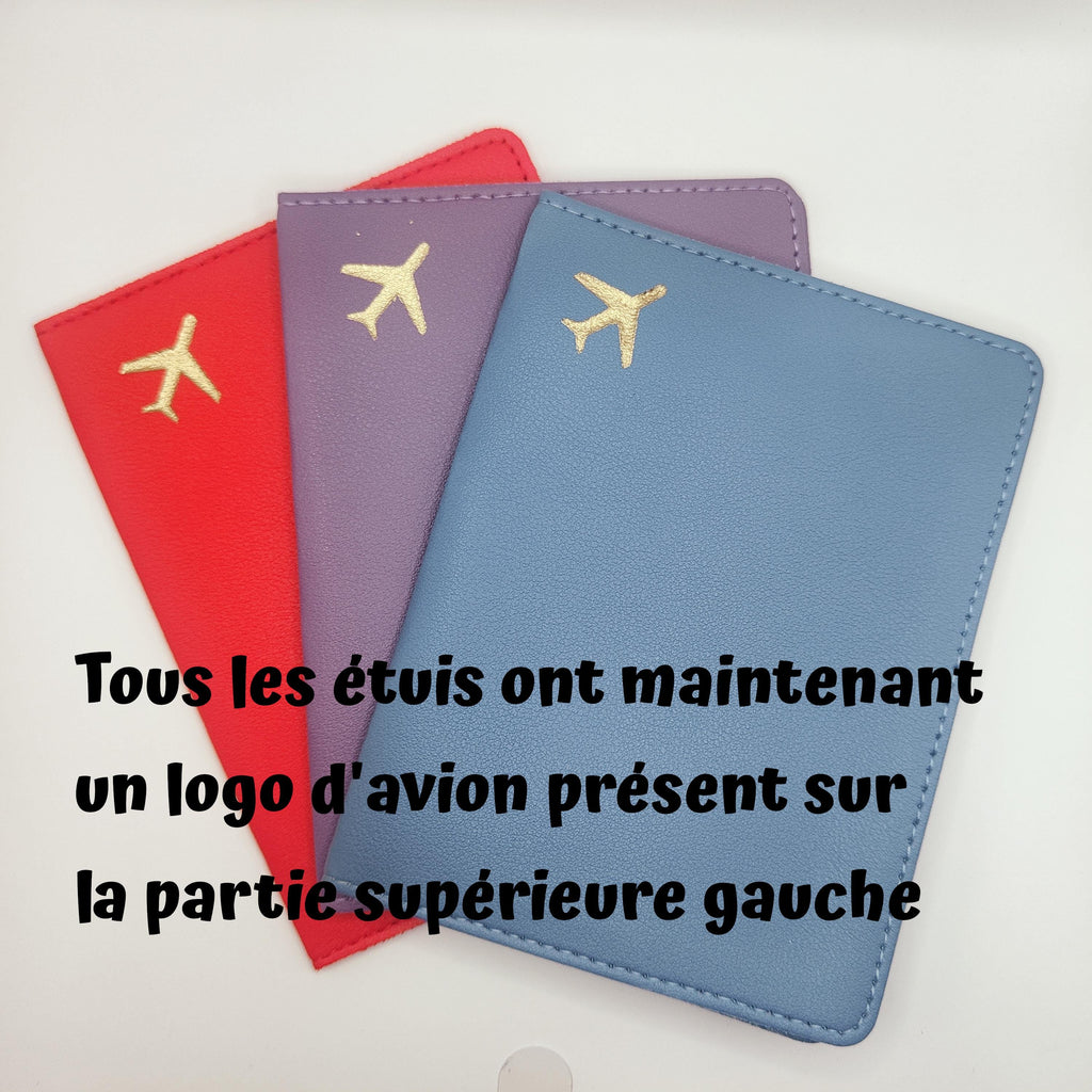 Protège passeport personnalisé, étui personnalisable, idée cadeau voyage, cadeau pour voyage, gravure de qualité réalisée au laser