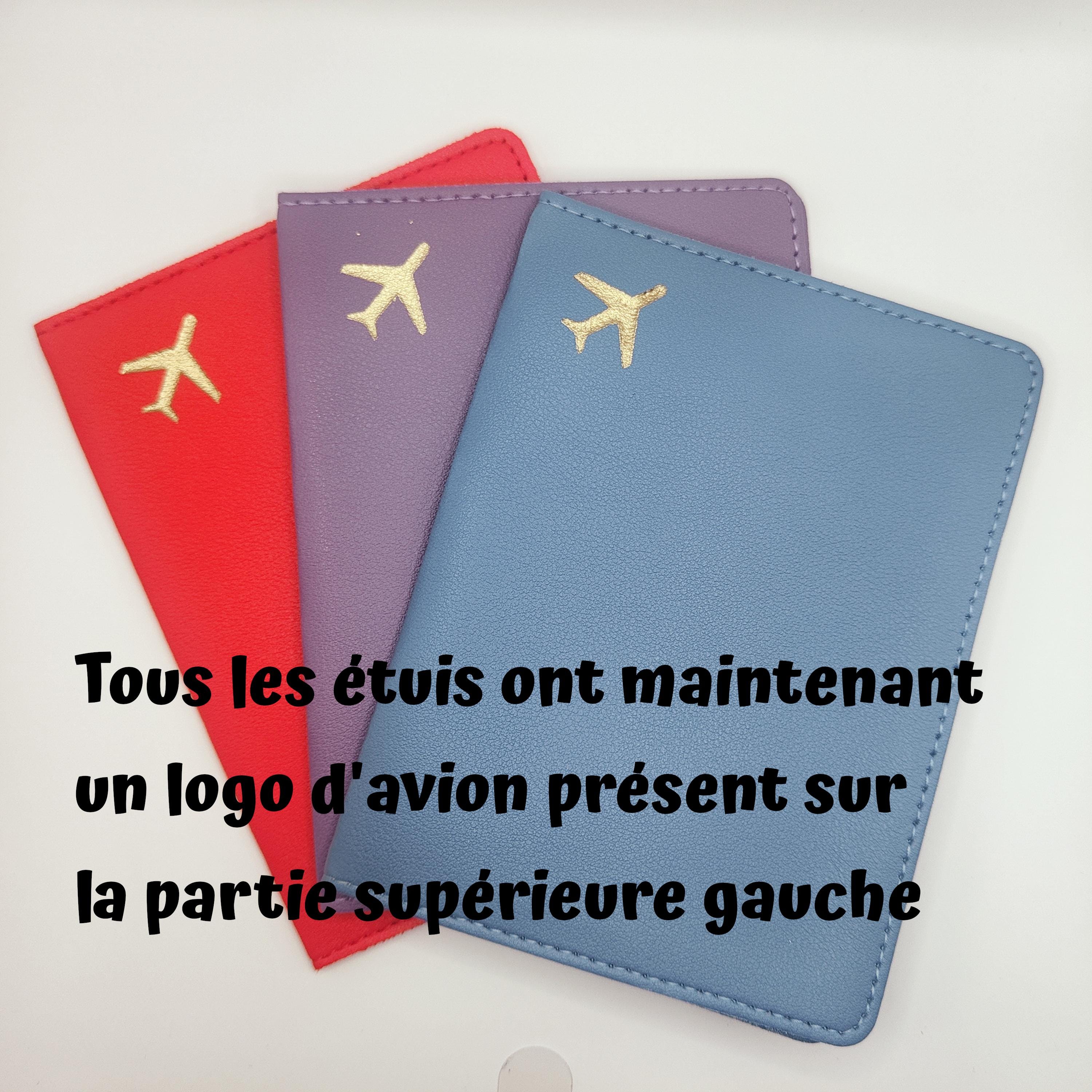 Protège passeport personnalisé, étui personnalisable, idée cadeau voyage, cadeau pour voyage, gravure de qualité réalisée au laser