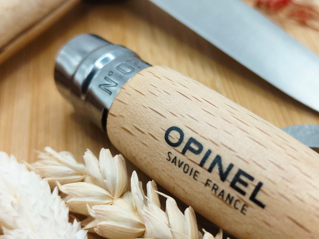 Couteau Opinel 7 enfant personnalisé - Mon 1er Opinel personnalisable en bois - cadeau idéal pour enfant avec sa lame a bout rond